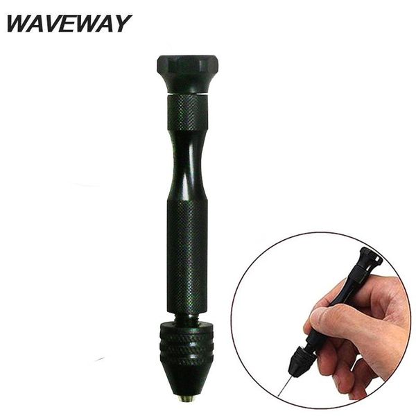 

professional drill bits mini hand twist jewelry watch making maker hobby crafts drilling hole diy tool+10pcs micro aluminum alloy