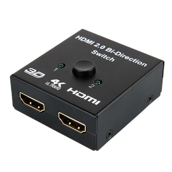 

uhd splitter switch switcher 1x2 2x1 split 1 in 2 out 1080p 4kx2k switcher 2 ports bi-directional 4k