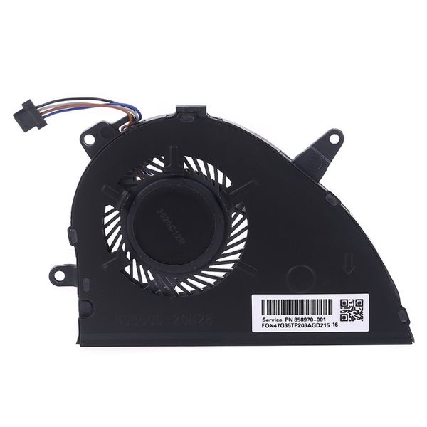 Ventilador de refrigeração de CPU portátil NS85B00-17K24 DC5V 0.5A 4Pin Pavilion 15-CS00615T 15-CS0053CL 15-CS L25584-001 Gráficos Integrados