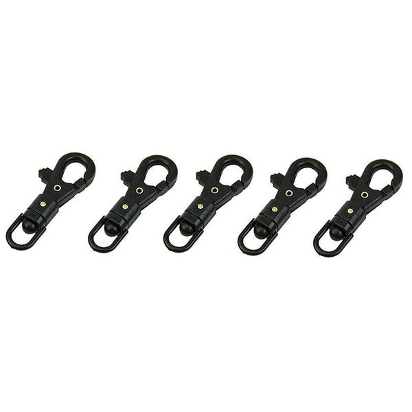 

5 pcs survival carabiner rotatable buckle quickdraw chain edc tool key chain lightweight plastic umbrella rope qu jllcwx