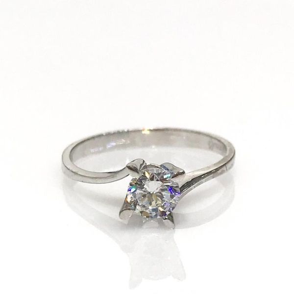 

cluster rings 8 k golden ivy white gold engagement ring, Golden;silver