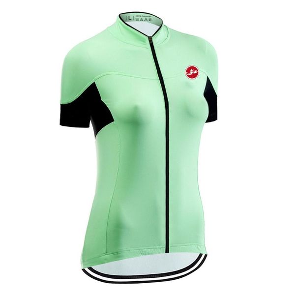 

racing jackets women's cycling jersey short sleeve mtb bike breathable bicycle shirts pro team wear clothes camisa ciclismo, Black;red