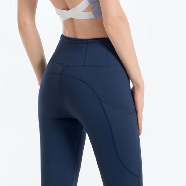 

2021hip lifting high waist autumn and winter yoga pants women's wear show thin sports running nylon fashion fitness, Gray