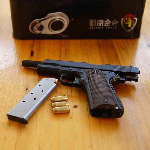 

231: 2.05 alloy imperial gun toy simulation metal boy m1911 model can be disassembled, assembled and not launched