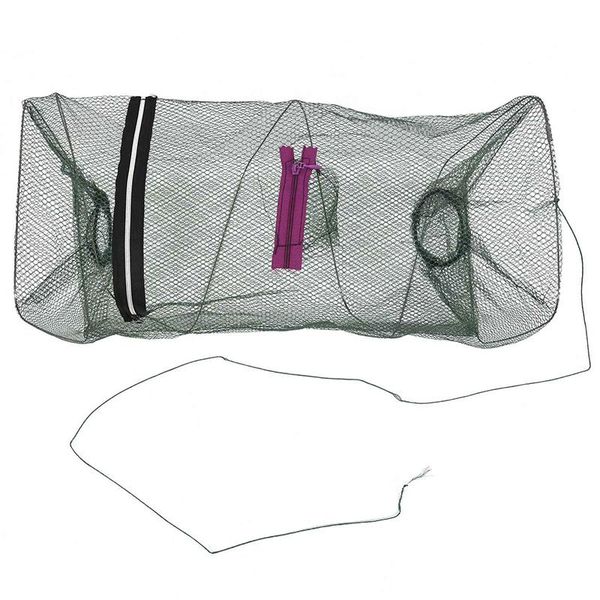 

foldable crab fish crawdad shrimp minnow fishing bait trap cast dip net cage