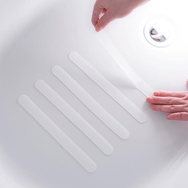 

bath mats 5pcs bathroom bathtub transparent non-slip stickers stairs tape anti-slip strips
