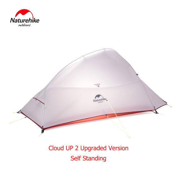 

tents and shelters updated cloud up 2 naturehike ultralight outdoor tent hiking 20d/210t camping fabric for person mat nh17t001-t