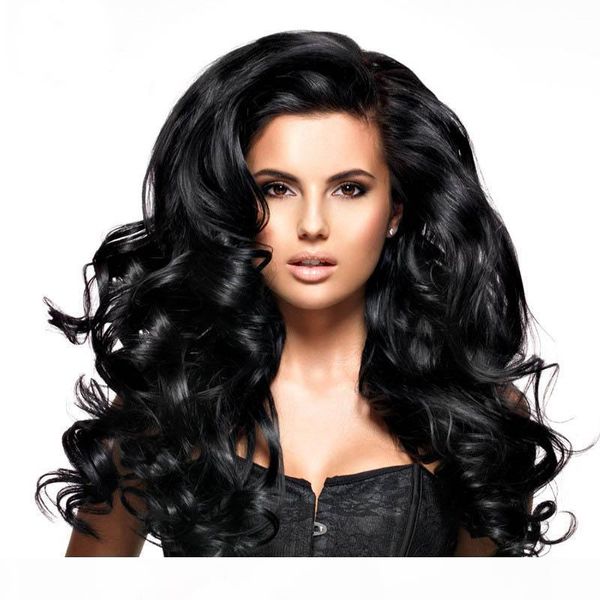 

parting silk glueless full lace wigs body wave brazilian full lace human hair silk base wig with baby hair, Black;brown