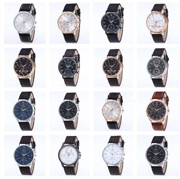 

watch 7 no men's square digital calendar belt steel band, Slivery;brown