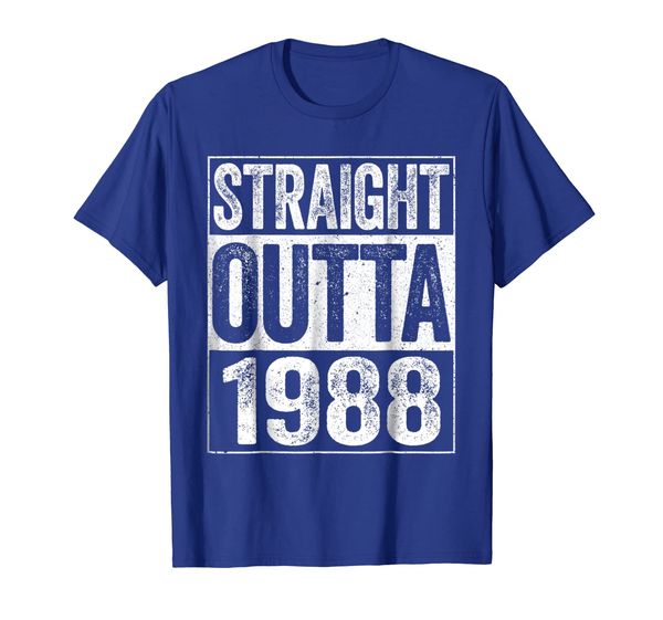 

straight outta 1988 t-shirt 31st birthday gift shirt, White;black