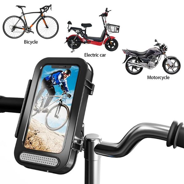 

cell phone mounts & holders adjustable bike cellphone handlebar mount waterproof motorcycle handle bar mobile holder cycling stand
