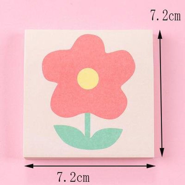 

rainbow sticky notes leuke pad student memo vellen kawaii newsletter novelty cartoon planner stickers, Purple;pink