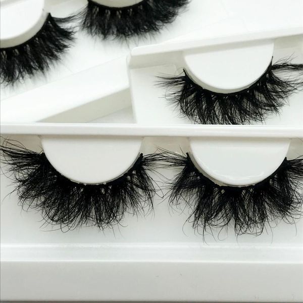 

false eyelashes 1 pair tl 25 mm mink fluffy lashes dramatic messy long makeup wholesale 25mm 3d