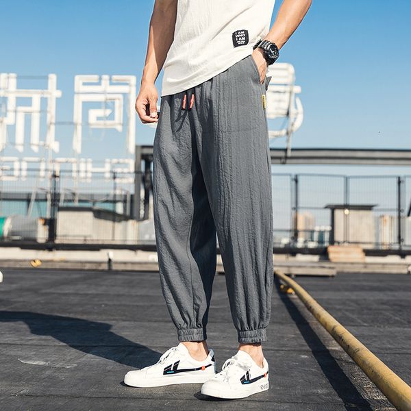 

new 2021 men's joggers harem pants man black comfortable pant summer casual streetwear loose trouser japanese trendy sweatpants v4lr