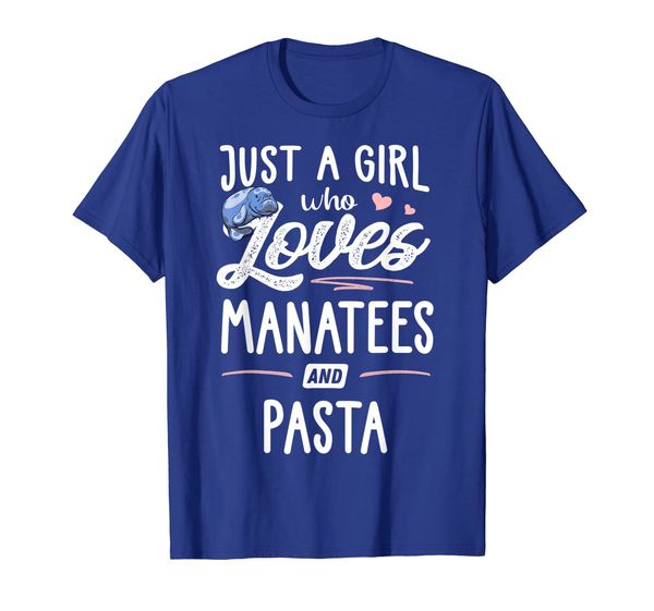 

Just A Girl Who Loves Manatees And Pasta Gift Women T-Shirt, Mainly pictures