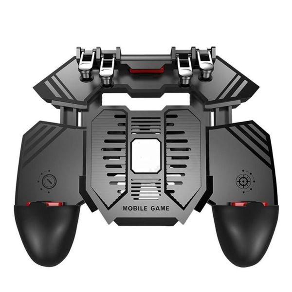 

pubg game controller six finger all-in-one mobile gamepad for ak77 fire shooting key button joystick