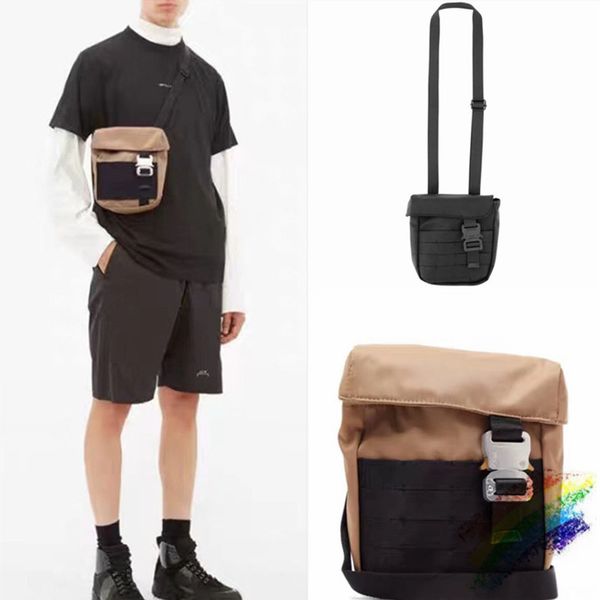 

metal buckle alyx shoulder bags satchel hip-hop 2019fw functional tactical alyx crossbody bag c0226