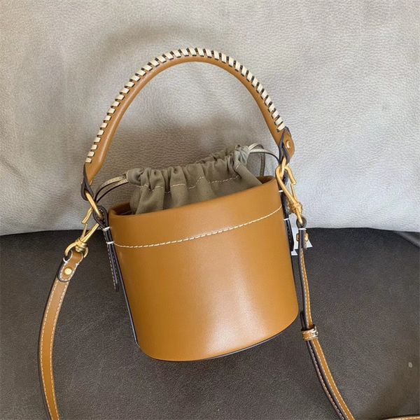 

luxury handbags and storage outlet tb vegetable basket bucket bags oil wax one shoulder messenger leather women's bag de
