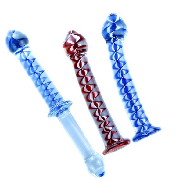 

2021 new glass plug massage pleasure butt stimulation toy for lesbian women men