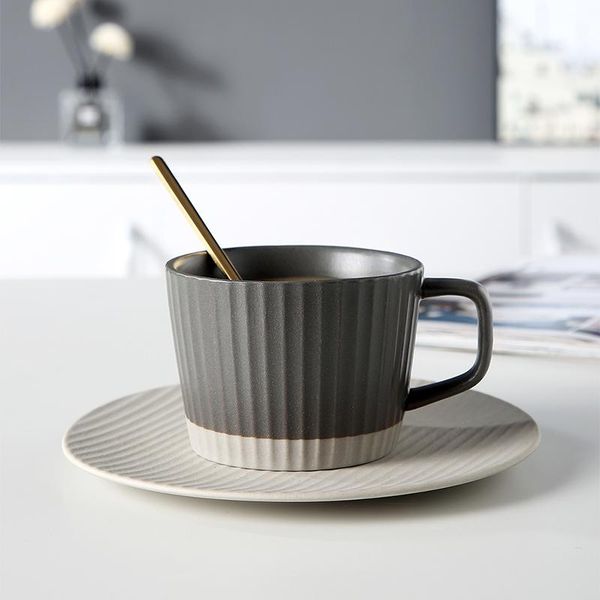 

cups & saucers vintage simple coffee cup creative home cafe reusable porcelain afternoon tea european xicara household products 6001