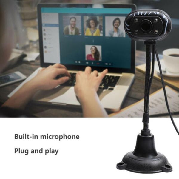 

webcams h3 hd webcam pc digital usb camera video recording with microphone upgrade
