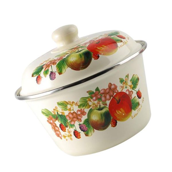 

bowls 1pc home kitchen use thickened storage holder retro (random pattern)