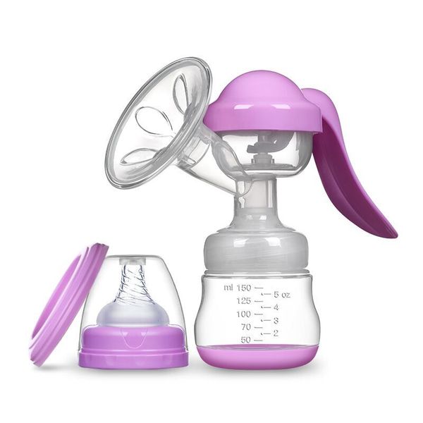 

breasts pumps bottle sucking baby bottle children manual breast bag pump powerful baby nipple suction feeding milk bottles bag