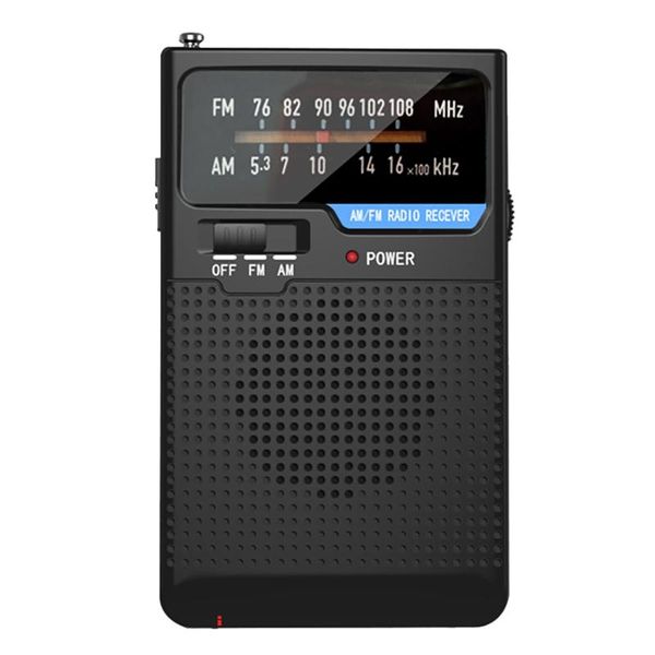 

am/fm radio sy1801 classic compact portable built-in long antenna supports earphone output