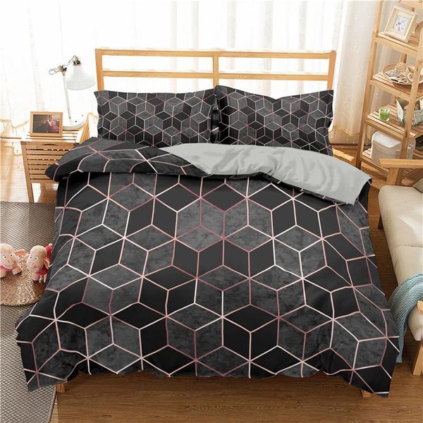 

bedding sets geometry duvet cover single double  king quilt comfortable