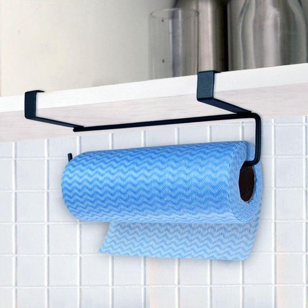 

hooks & rails hanging dishcloth roll paper rack kitchen cabinet organizer tissue holder towel shelf bathroom toilet storage