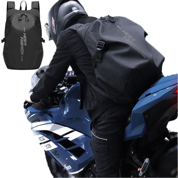 

backpack cycling motorcycle helmet bag cool full face female rider large-capacity travel male