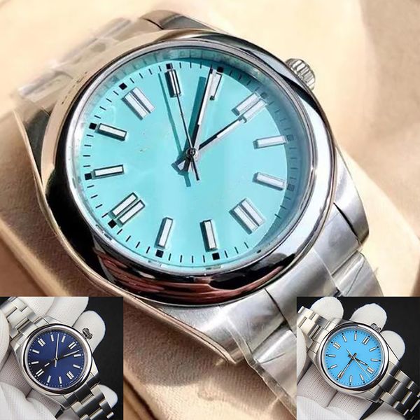 

0-1mens watches automatic mechanical 2813 movement 316 fine steel luxe super luminous designer watch, Slivery;brown