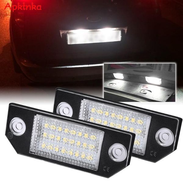 

emergency lights apktnka 2x led number license plate light lamps lighting upgrade for focus 2 st 225 c max 2003 2004 2005 2006 2007 200