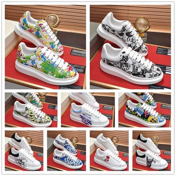 

graffiti designer men women mc casual shoes espadrilles flats platform oversized sneaker shoe espadrille flat sneakers fashion j3cz#, Black
