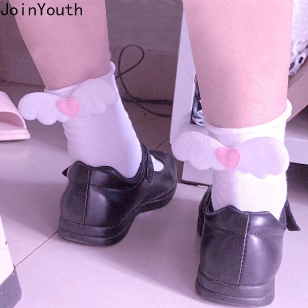 

women's t-shirt joinyouth socks 7b023, White