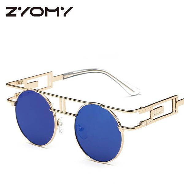 

q vintage designer goggles women sunglasses driving out round brand uv400 fashion hollow glasses eyewear goggle gsffd, White;black