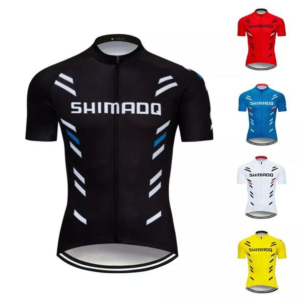 

racing sets shimanoful cycling quick dry short sleeve jersey men bike shorts mtb suit summer breathable mountain, Black;blue