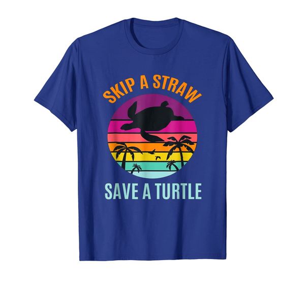 

skip a straw save a turtle - turtles ocean t shirt, White;black