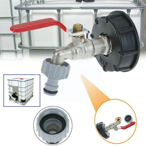 

watering equipments ibc adapter s60x6 to brass tap 1/2 replacement fitting parts for home garden water connectors v9c5