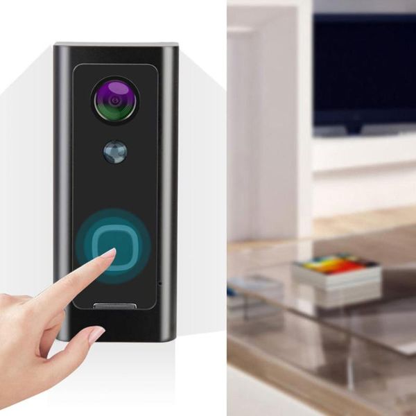 

v1 720p smart wifi video doorbell wireless visual intercom pir motion detection intelligent alarm motion detection features
