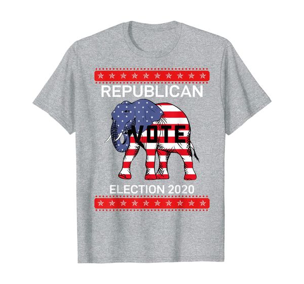 

republican for 2020 t-shirt, White;black