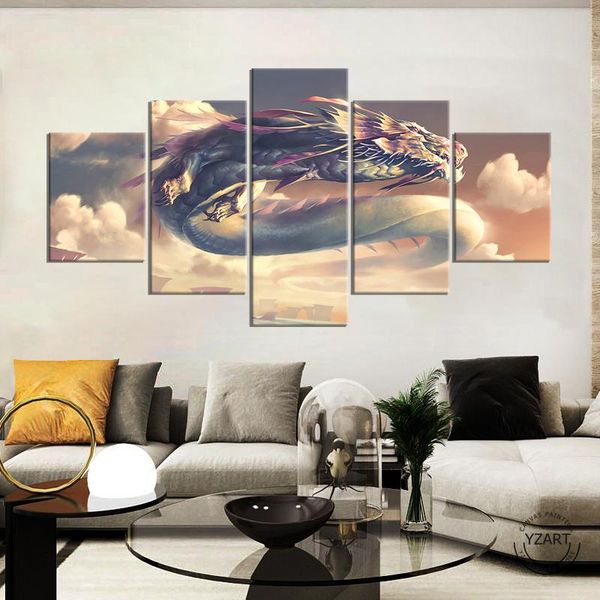 

the star forger aurelion sol league of legends game poster canvas wall art paintings for bedroom wall decor unframed