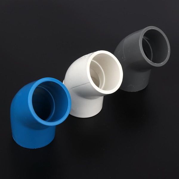 

watering equipments 15pcs/lot 40mm pvc elbow joints 45 degrees garden irrigation system fittings aquarium tank household tap water pipe conn
