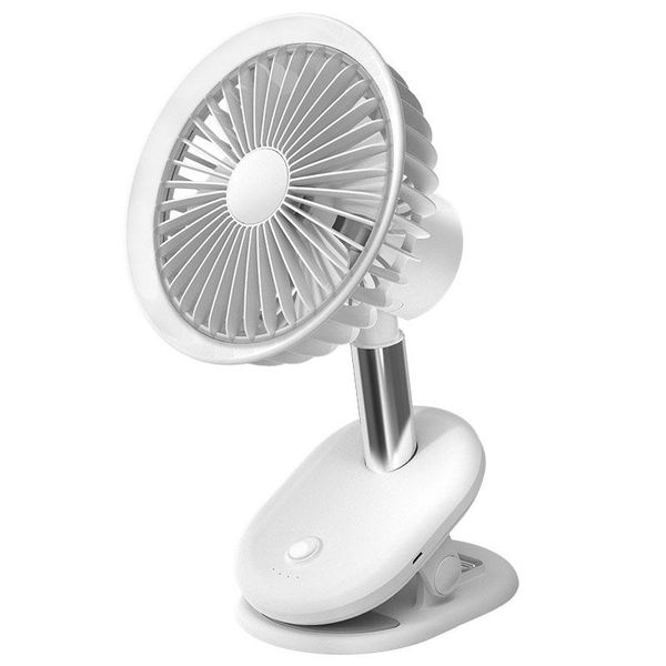 

electric fans usb rechargeable mini desk fan 3000mah battery portable 2 in 1 stand clip for home office outdoor with oscillation function
