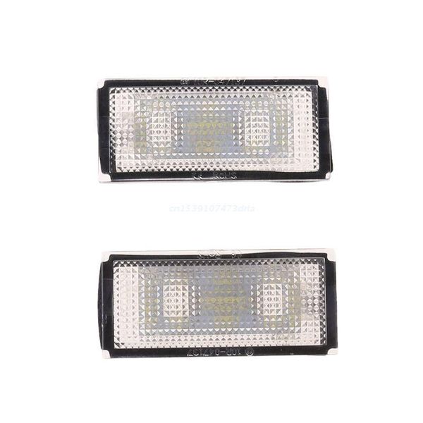 

emergency lights 2pcs error 18 led number license plate light for e66 e65 7-series 735i white dropship