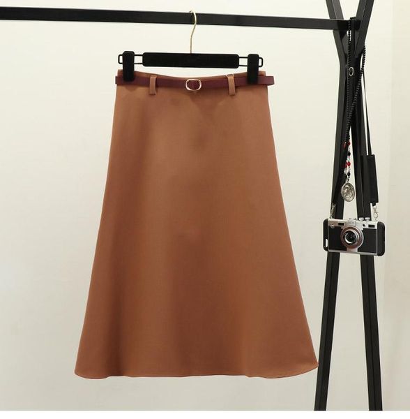 

skirts wholesale 2021 autumn winter selling women's fashion casual skirt g23, Black