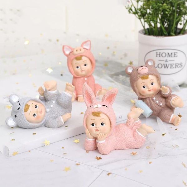 

interior decorations baby cake ornament creative pig bear birthday decoration cute car gift