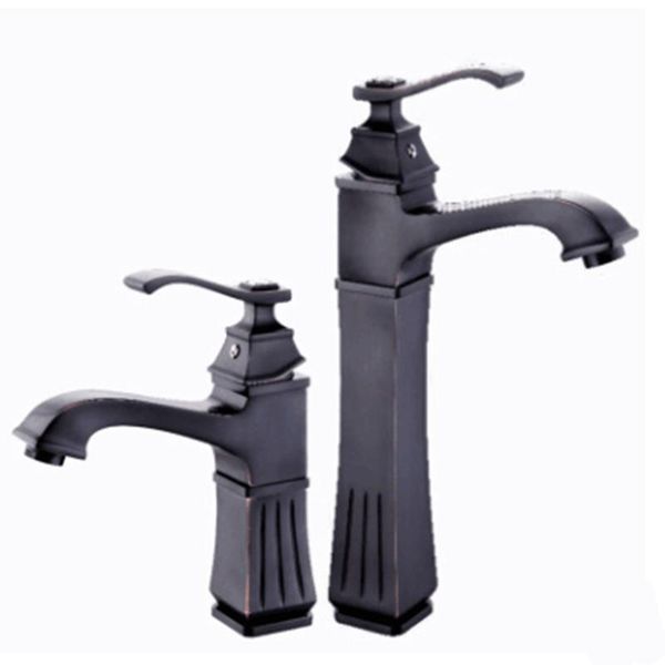 

bathroom sink faucets copper european retro villa faucet black and cold water basin