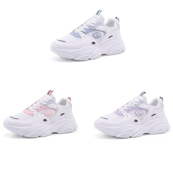 

2021 autumn winter sports shoes mesh breathable thick soled running casual/gjw2021082404