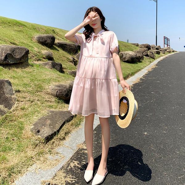 

maternity dresses 2021 arrive summer dress woman fashion style large size pregnant clothing md-02859, White